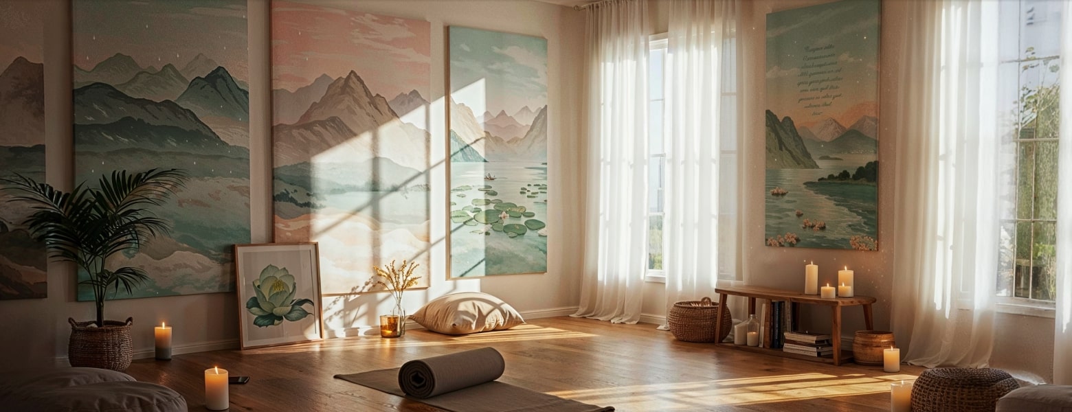 How to Choose Yoga Art That Actually Lowers Your Stress