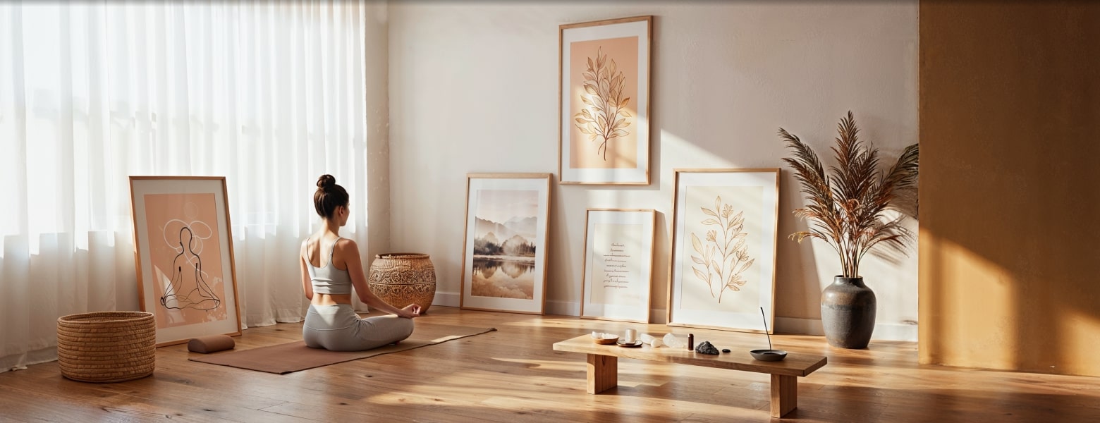 How to Choose Yoga Art That Actually Lowers Your Stress
